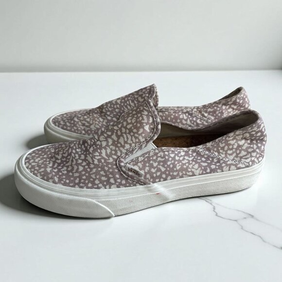 VANS Men's Ombre Leopard Print Slip On Sneakers Size 10 - Picture 1 of 8